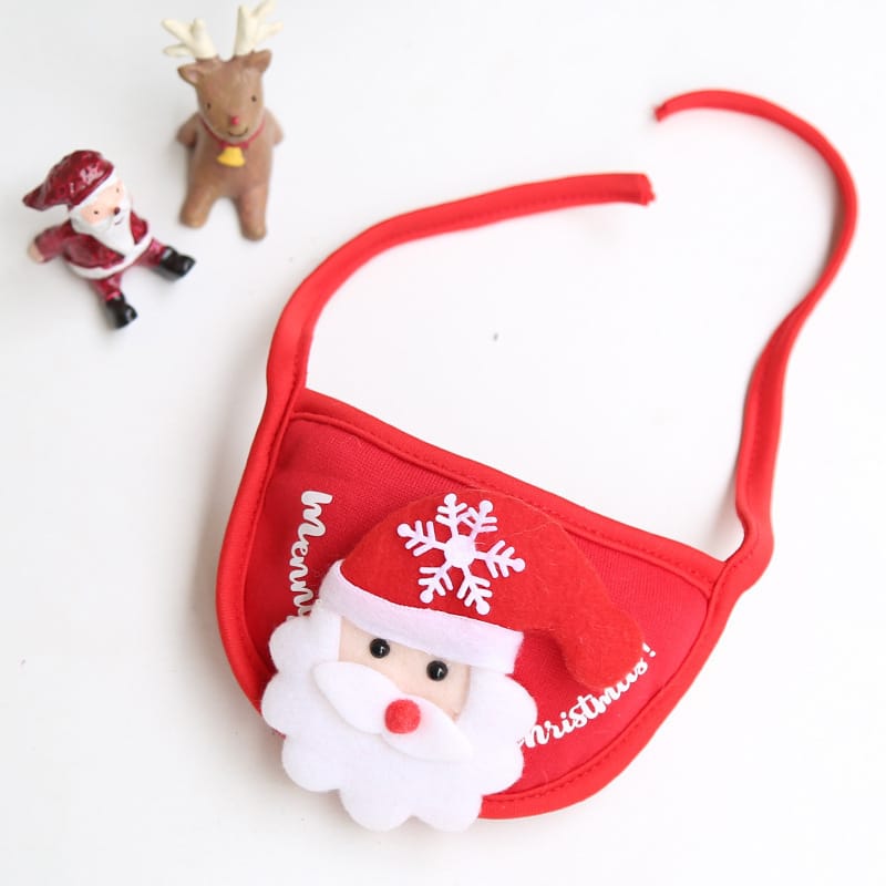 Christmas Pet Hat and Bib Set