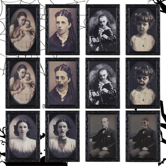 3D Creepy Changing Face Moving Picture Frame