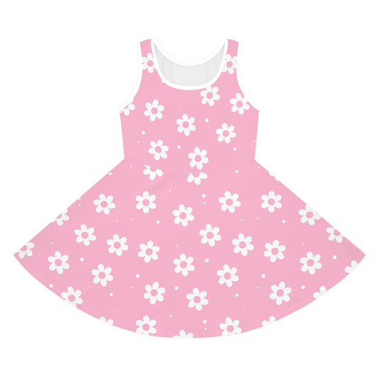 Pretty Petals & Dots Girls' Sleeveless Sundress