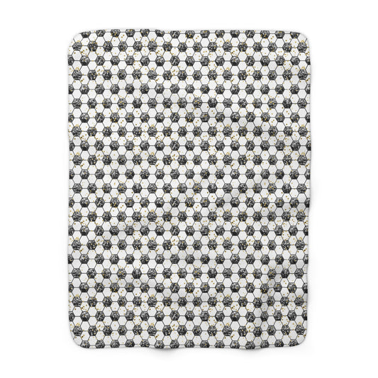 Soccer Gold Rush Fleece Blanket