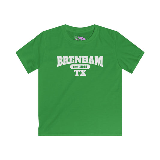 Brenham Tx Est 1844 Youth Softstyle Tee