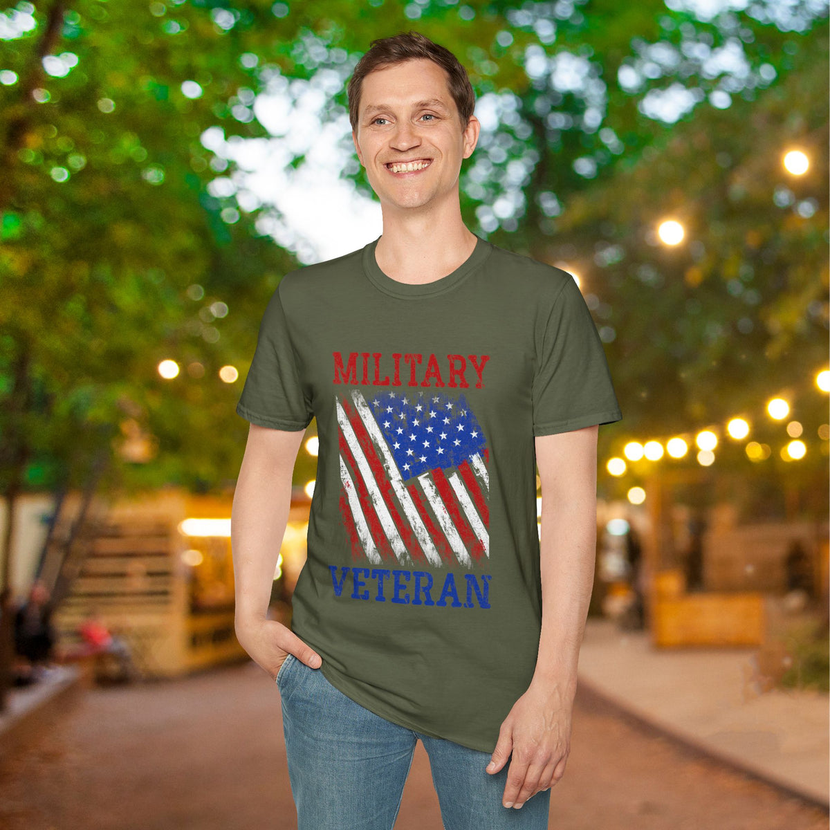 Military Veteran Adult T-Shirt