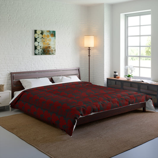 Crimson Flutter Comforter