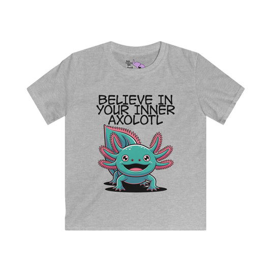 Believe In Your Inner Axolotl Youth Softstyle Tee