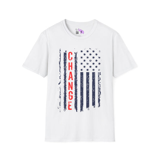 Change American Flag Adult T-shirt