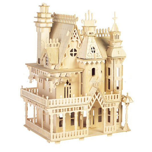 Wooden Puzzle Model Toy Doll House