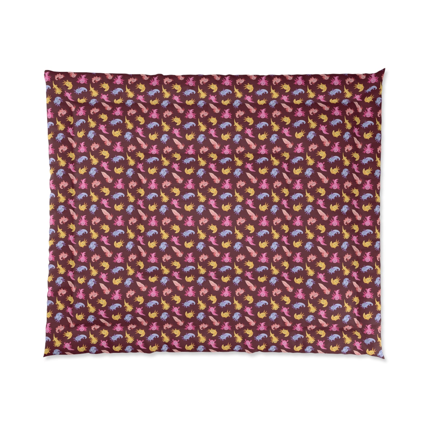 Crimson Axolotls Basic Bedding Set