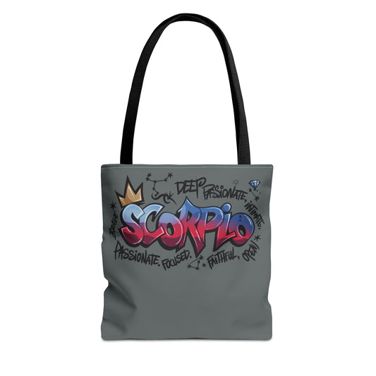 Scorpio Street Art Canvas Tote Bag