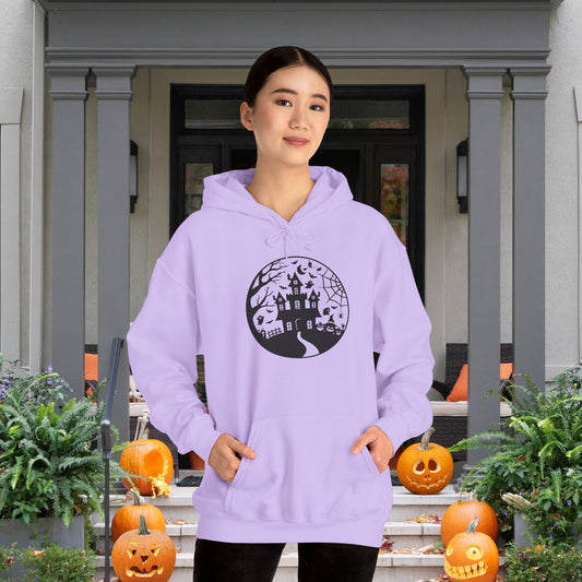 Haunted House on the Hill Heavy Blend™ Hooded Sweatshirt
