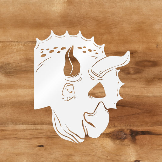 Triceratops Peek-A-Boo Decal