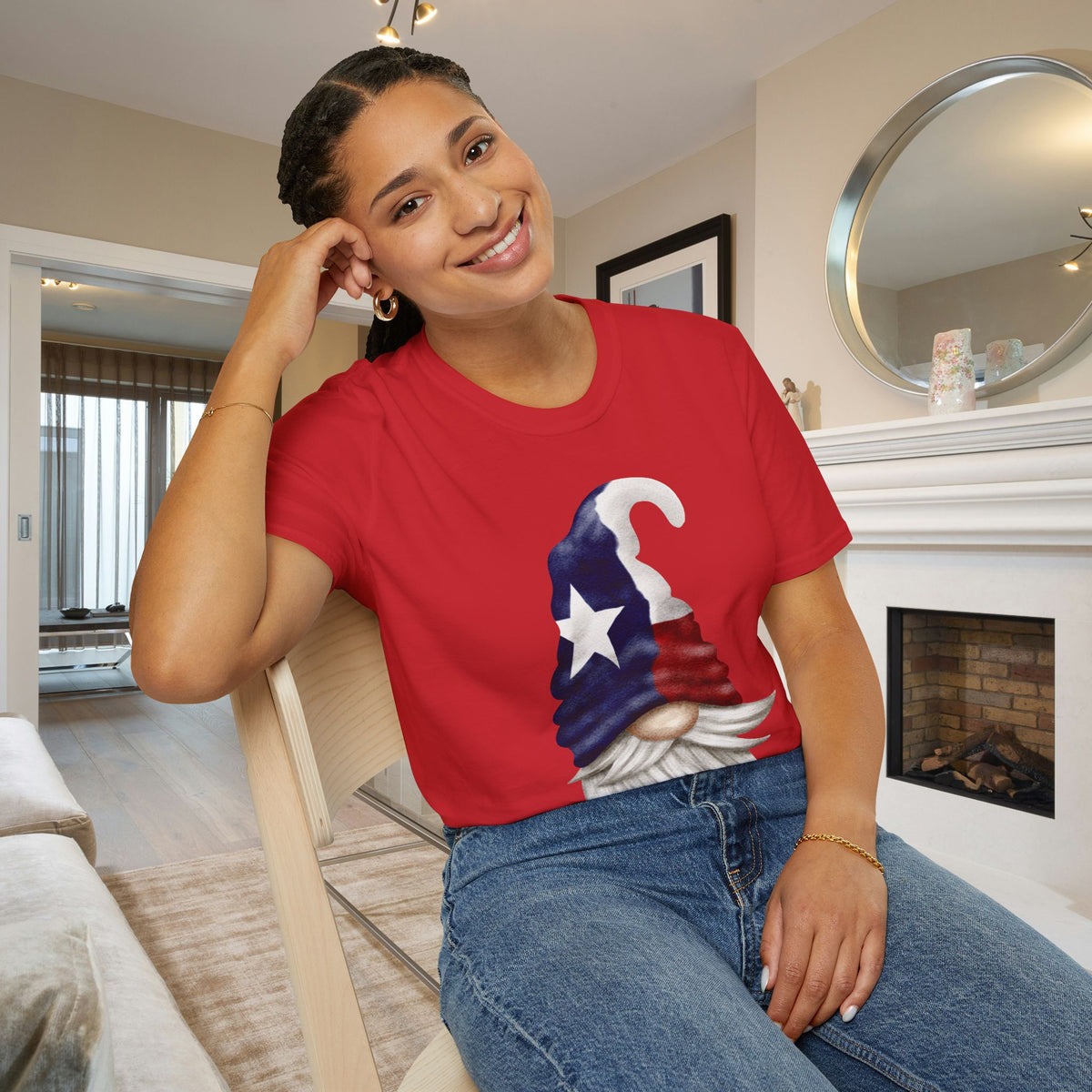 Texas Gnome Adult T-shirt