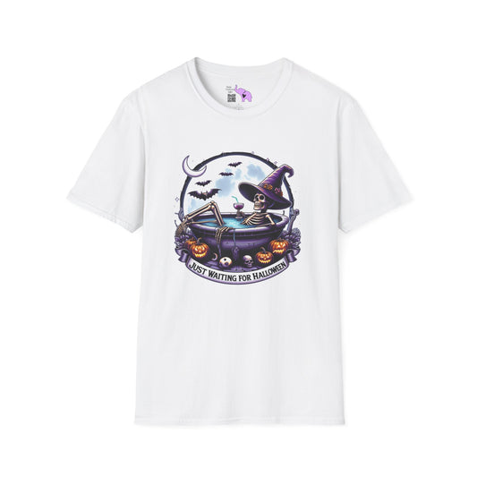 Just Waiting for Halloween Adult T-shirt