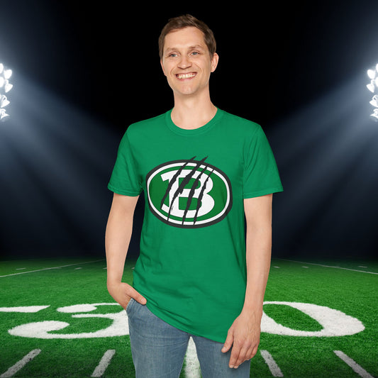 Brenham ISD Logo w/Claw Marks Adult T-shirt