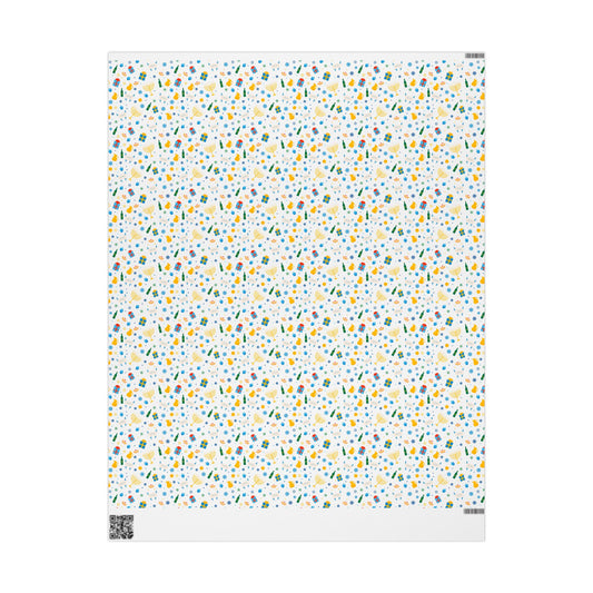Symbols of Joy Hanukkah Wrapping Paper