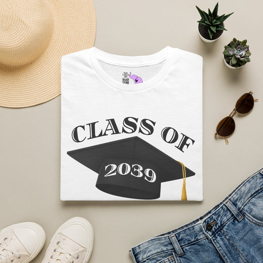 Class of 2039 T-shirt for 2026/27 Kindergarten (Style 2)