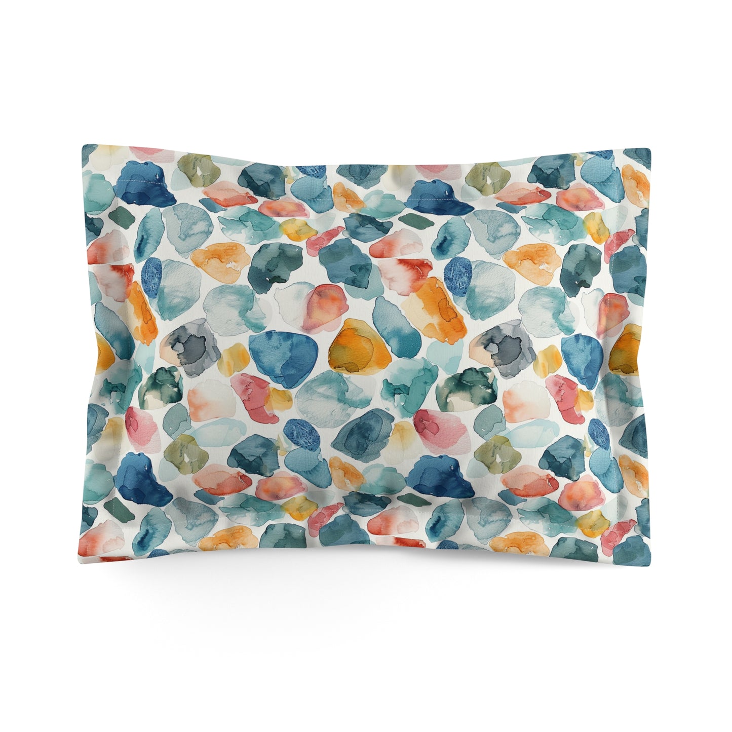 Watercolor Pebble Terrazzo Basic Bedding Set