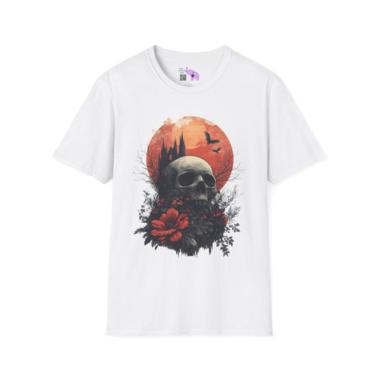 Halloween Graveyard Adult T-shirt