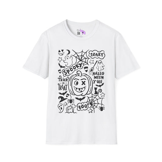 Scary Spooky Halloween Y'all Adult T-shirt