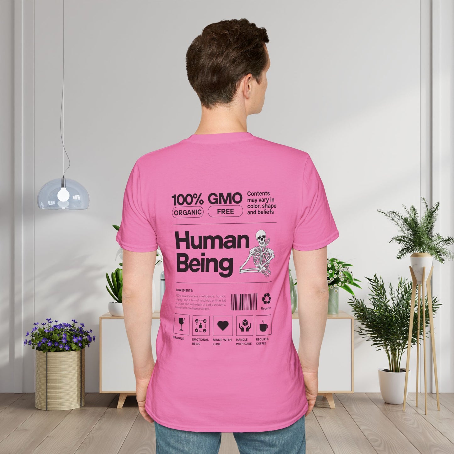 100% Human Being Adult T-shirt