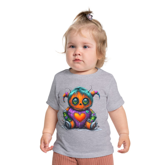 Patchwork Pumpkin Heart Infant T-Shirt