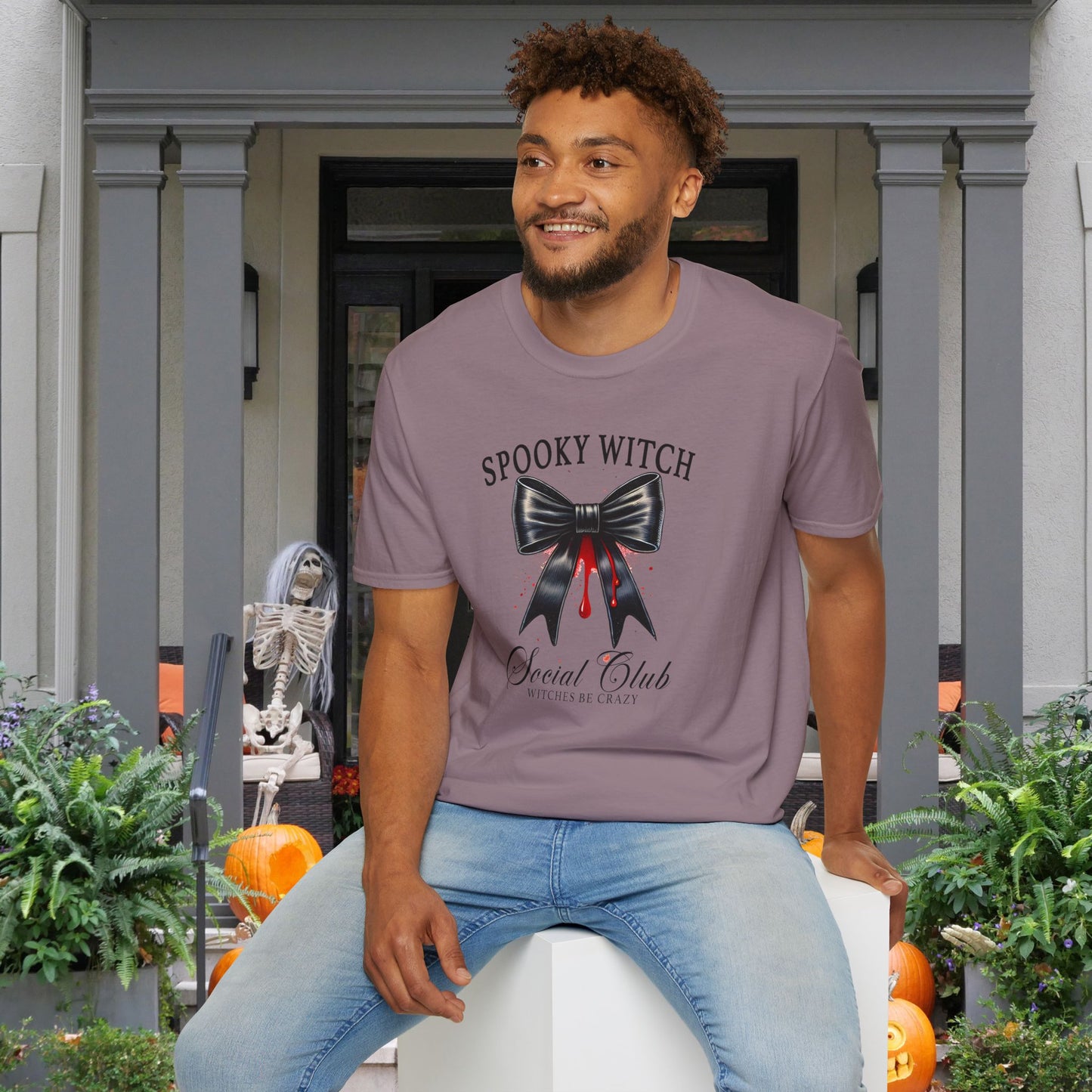 Spooky Witch Social Club Adult T-shirt