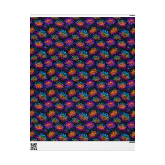 Luminous Lotus Wrapping Paper