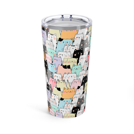 Cartoon Cats Tumbler 20oz