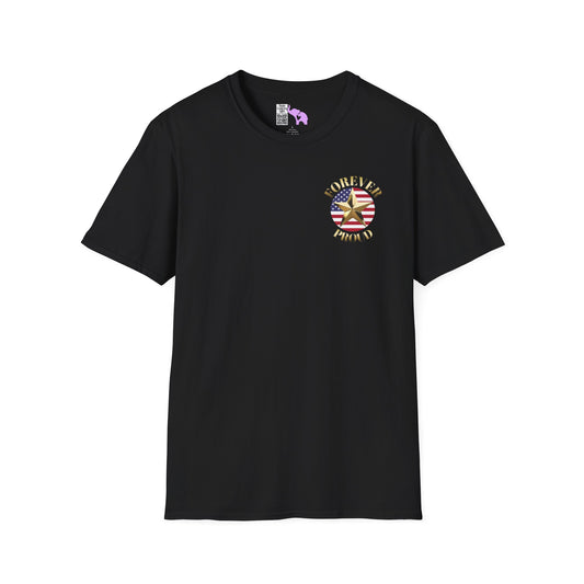 Gold Star Son Forever Proud Adult T-shirt