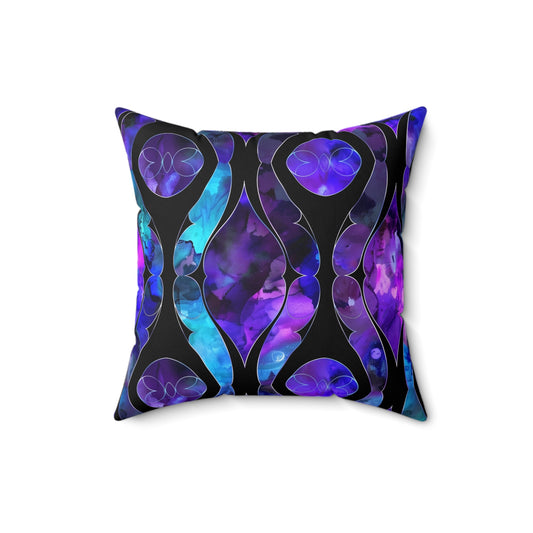 Celestial Glass Throw Pillow