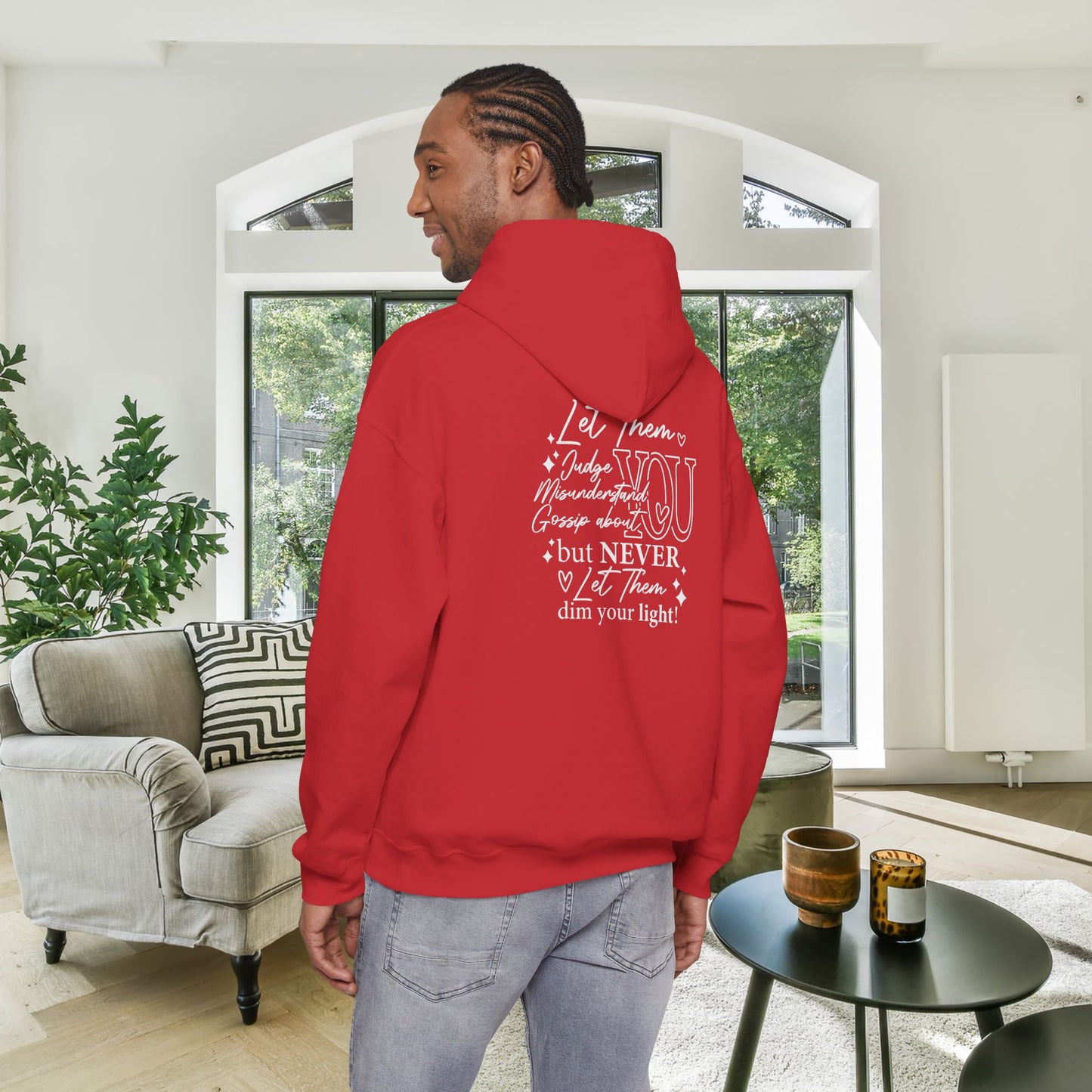 Never Let Them Dim Your Light Heavy Blend™ Hooded Sweatshirt