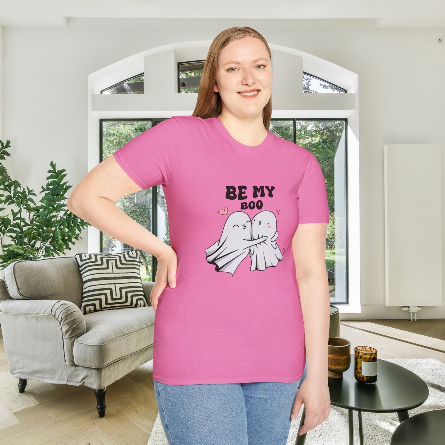 Be My Boo Ghost Adult T-shirt