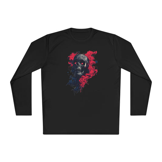 Creepy Skull 2 Adult Long Sleeve Tee