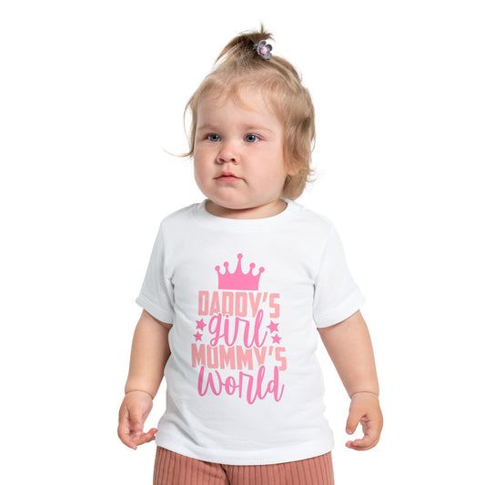 Daddy's Girl Mommy's World Infant T-Shirt