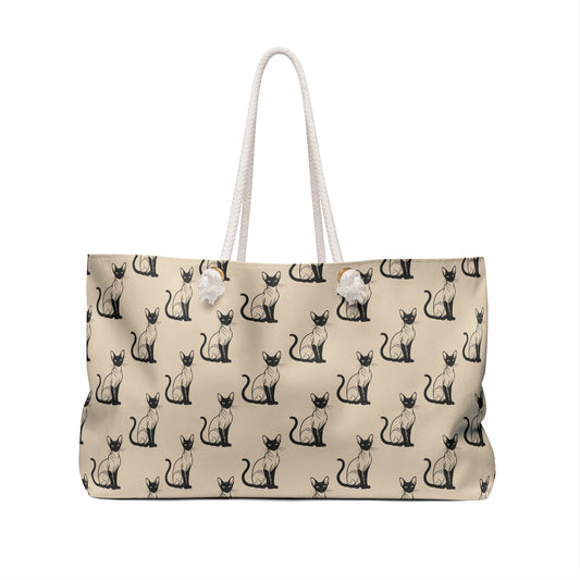Siamese Charm – Sandy Dune Weekender Bag