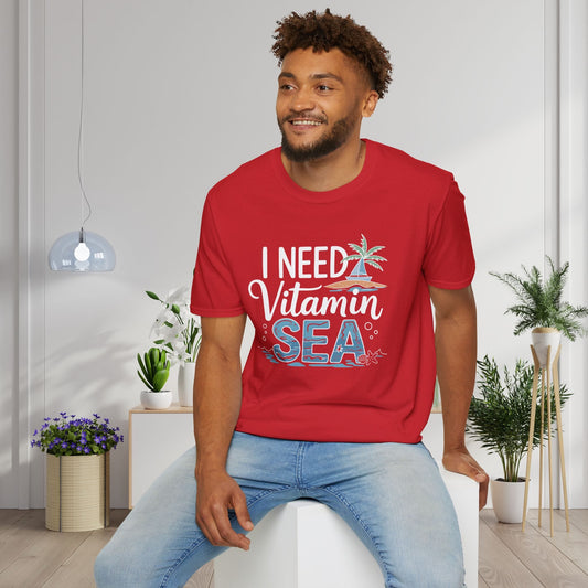 I Need Vitamin Sea (2) Adult T-shirt