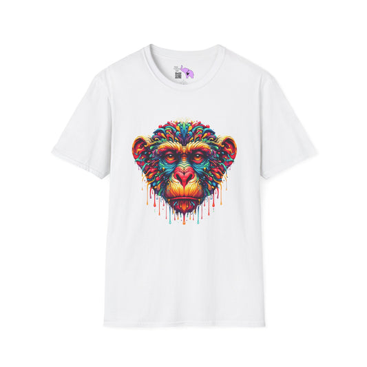 Colorful Chimp Adult T-shirt