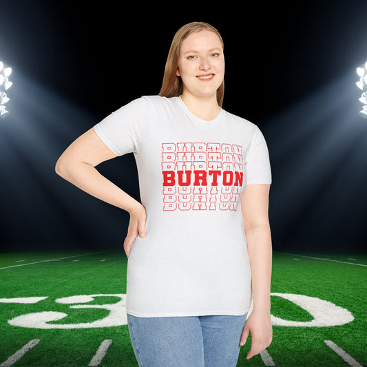 Burton (Stacked) Adult T-shirt