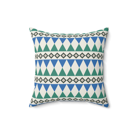 Regal Evergreen Cairn Stripes Throw Pillow