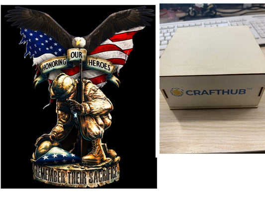 Patriotic Eagle Wooden Puzzle Collection