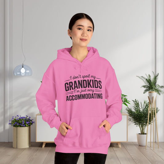 I Don't Spoil My Grandkids I'm Just Very Accommodating Heavy Blend™ Hooded Sweatshirt