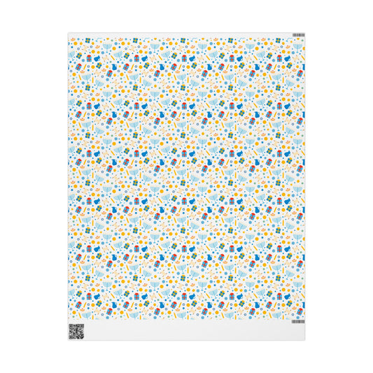 Blessings & Light Hanukkah Wrapping Paper