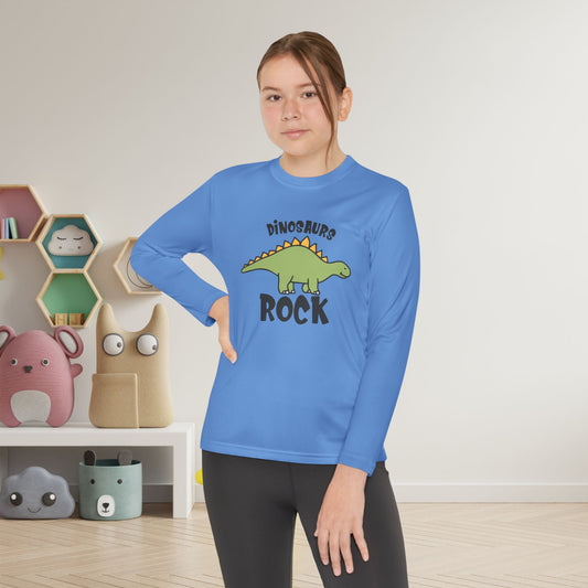 Dinosaurs Rock Youth Long Sleeve Tee