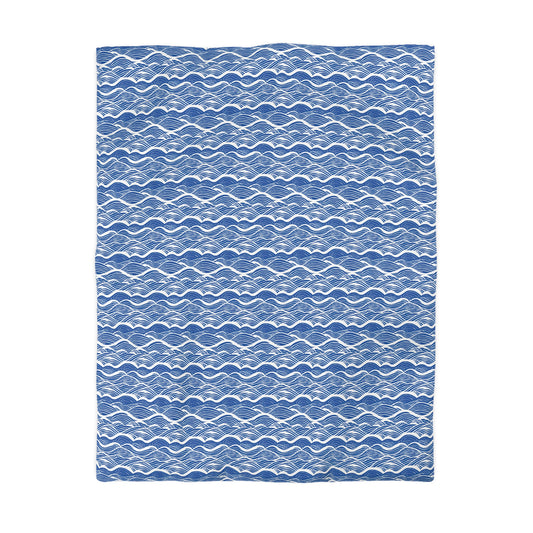 Ethereal Tides Microfiber Duvet Cover