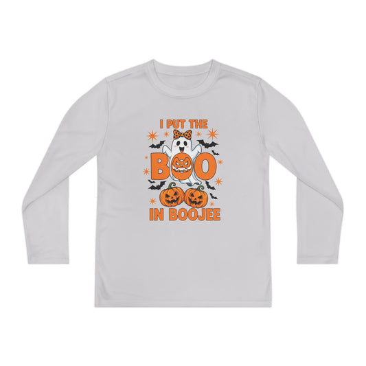 I Put the Boo in Boojee Youth Long Sleeve Tee