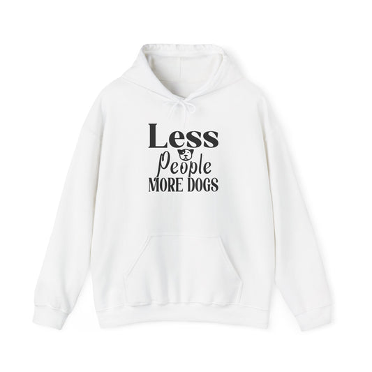Less People More Dogs Heavy Blend™ Hooded Sweatshirt