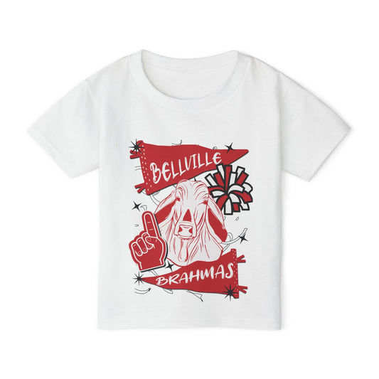 Bellville Brahmas #1 Heavy Cotton™ Toddler T-shirt