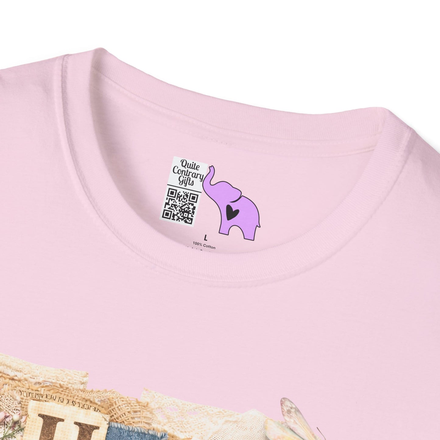 He Is Risen (Lace Collage) Adult T-shirt