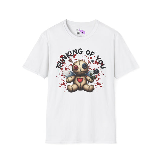 Anti-Valentine Voodoo Doll Adult T-shirt