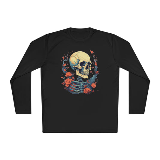 Creepy Bones 8 Adult Long Sleeve Tee