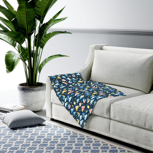 Night Sail Dreams Baby Swaddle Blanket
